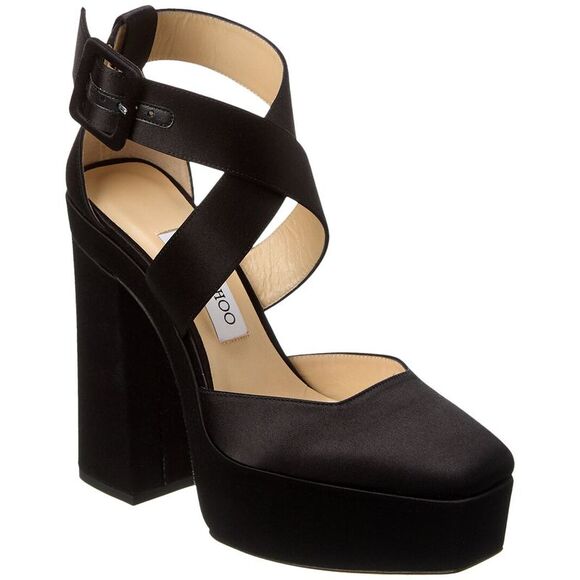 Jimmy Choo Shoes - Jimmy Choo Gian 140 Leather Pump, Black